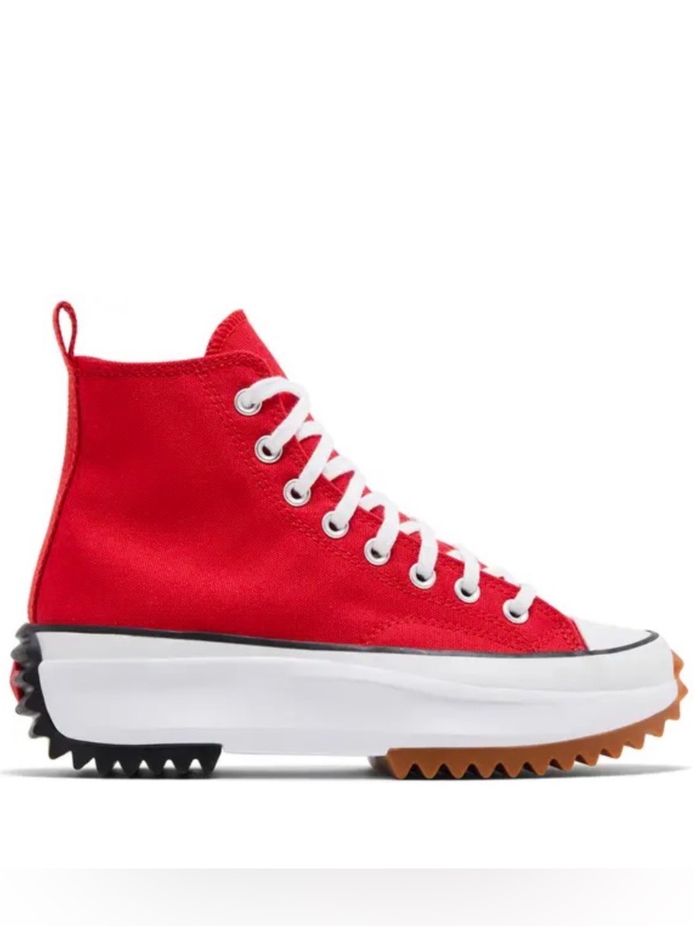 Converse Red High-Top Platform Run Star Hike Sneakers Men 8.5 / Women 10